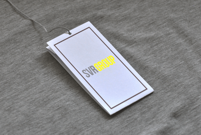 Бирка на заказ для одежды типография